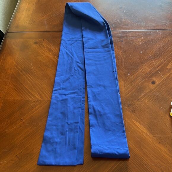 Blue Lightweight High Low Maxi Dress with Bolero Jacket and Tie Belt Size 14 - Picture 16 of 16